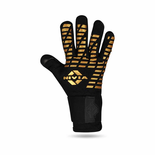 Nivia Ashtang Gold Goal Keeper Gloves